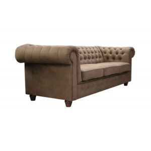Chesterfield Sofa Pikowana Cambridge 3 osobowa z funkcją spania