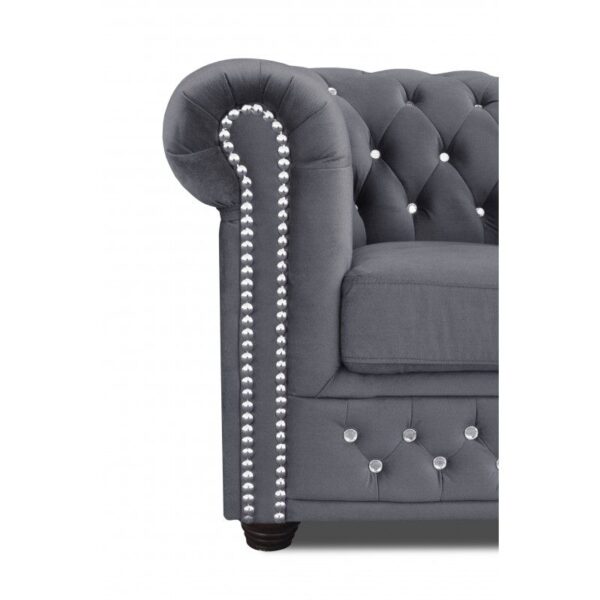 4 Chesterfield Sofa 2 osobowa York Blink z funkcją spania