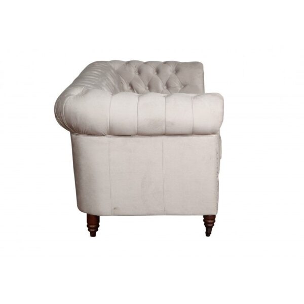 4 Chesterfield Sofa Pikowana Oxford 3 osobowa