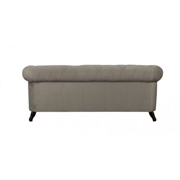 4 Chesterfield Sofa Pikowana Glasgow Blink 3 osobowa z kryształkami