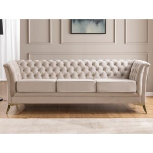 4 Chesterfield Sofa 3 osobowa Pikowana Derby Bis