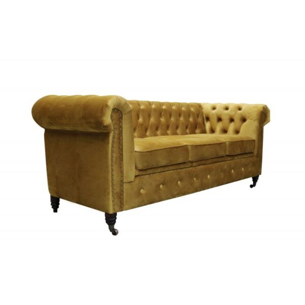 5 Chesterfield Sofa Oxford 3 osobowa z funkcją spania