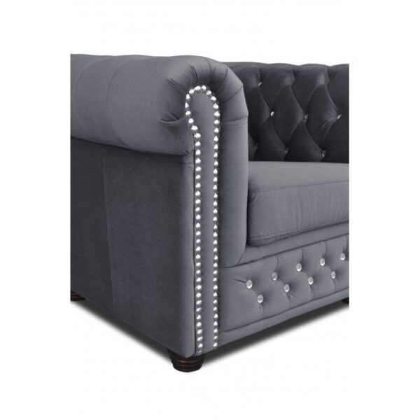 5 Chesterfield Sofa 2 osobowa York Blink z funkcją spania