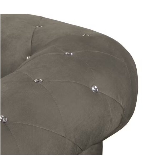5 Chesterfield Sofa Pikowana Glasgow Blink 2 osobowa z kryształkami