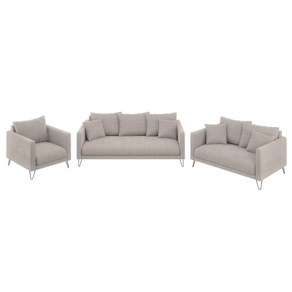 5 Sofa 3 osobowa Freya wysokie nóżki
