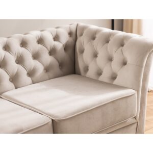 6 Chesterfield Sofa 3 osobowa Pikowana Derby Bis