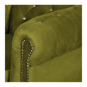 6 Chesterfield Sofa 3 osobowa York Blink z kryształkami