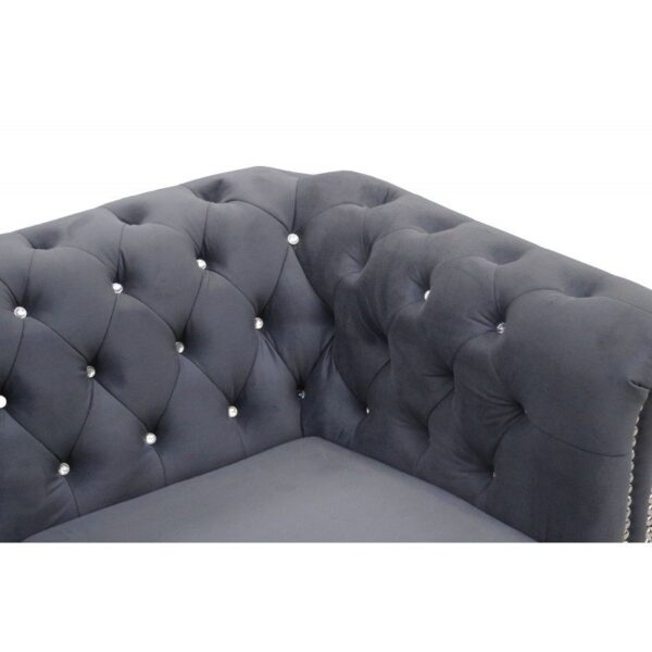 7 Chesterfield Sofa 3 osobowa York Blink z funkcją spania