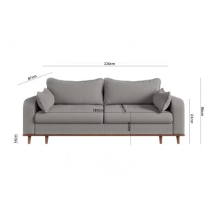 7 Beata Sofa 4 osobowa z funkcją spania