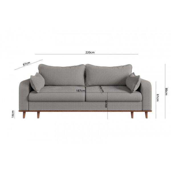 7 Beata Sofa 4 osobowa z funkcją spania
