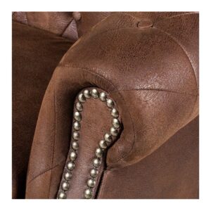 Chesterfield Sofa Pikowana Glasgow 3 osobowa