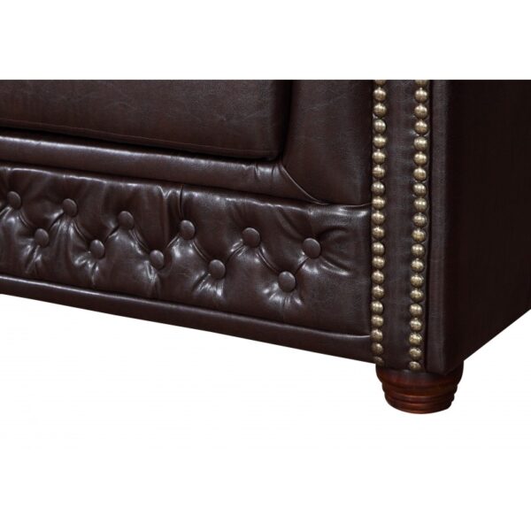 Chesterfield Sofa Pikowana York 3 osobowa