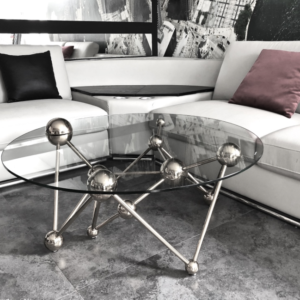 Stolik kawowy Galaxy silver