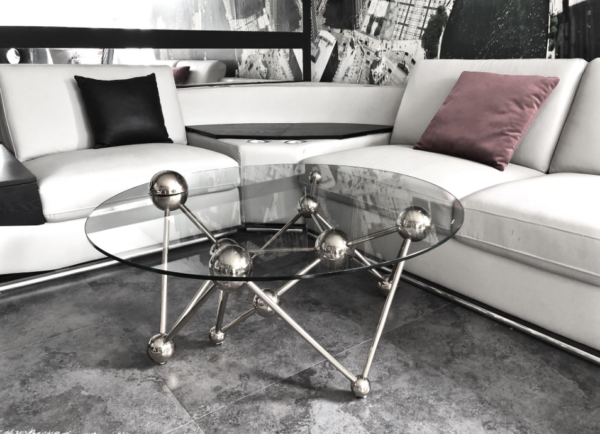 Stolik kawowy Galaxy silver