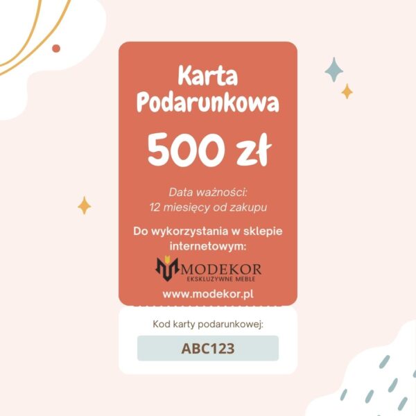 Karta podarunkowa Voucher 500 zł
