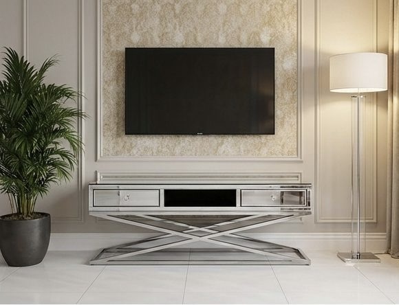 d9a87267-b8f7-4490-a044-0b470e818e0a 3 Komoda RTV Glamour 140 cm – lustro & stal nierdzewna
